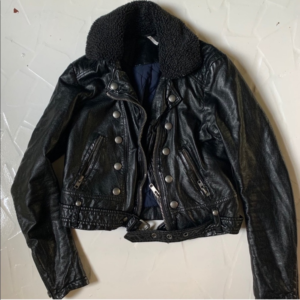 Free People Leather Jacket